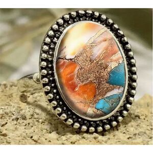 Bohemian Fashion Ring Turquoise Size 6, 7, 8, 9, 10